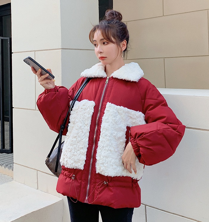 Áo khoác dạ nữ cách điệu màu be thanh lịch, phù hợp phong cách công sở Hàn Quốc