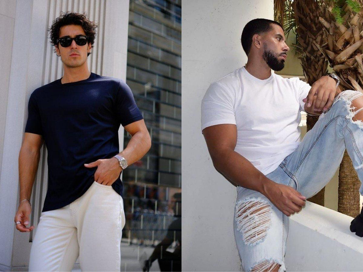 Áo xanh nõn chuối kết hợp với chân váy màu hồng fuchsia tạo điểm nhấn nổi bật, cá tính cho trang phục dự tiệc.