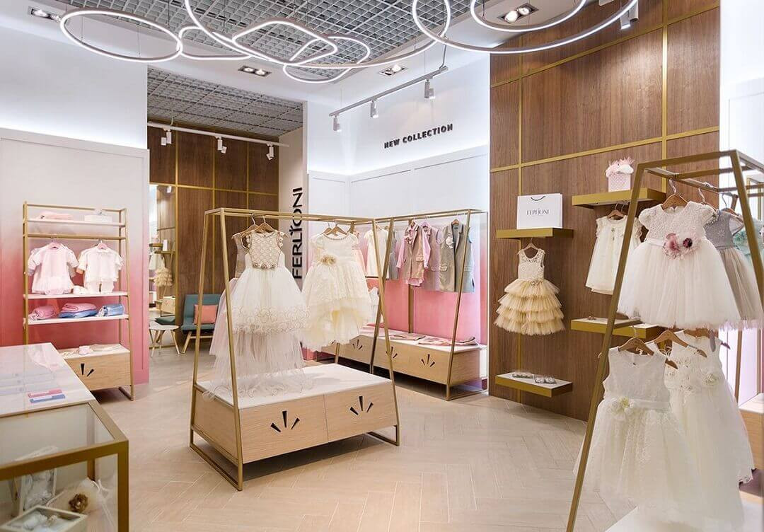 Bảng tiêu chí đánh giá mẫu shop quần áo trẻ em hiện đại, đảm bảo an toàn và thẩm mỹ