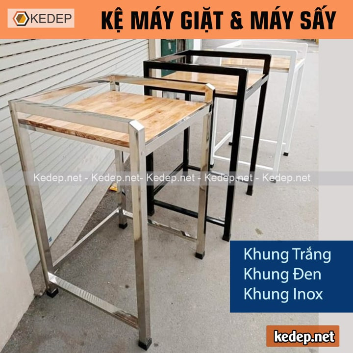 Bộ ba giá để máy sấy quần áo KMG08 thiết kế hiện đại