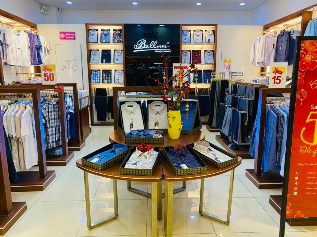 Các sản phẩm thời trang tại Belluni mang lại phong cách riêng biệt pha chút giữa hiện đại và cổ điển cho quý ông
