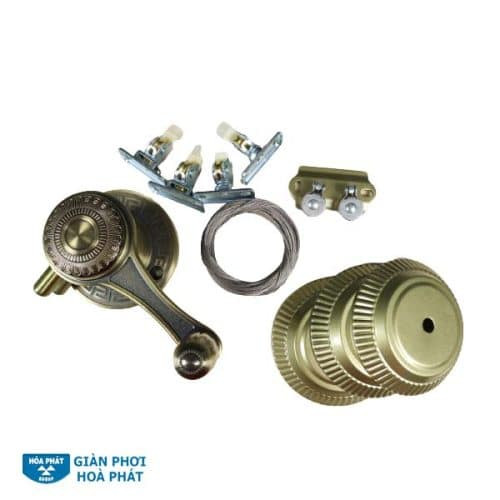 Giàn phơi thông minh Hòa Phát H009 với thiết kế gắn trần, hai thanh phơi chắc chắn, tối ưu cho việc phơi chăn màn tại căn hộ