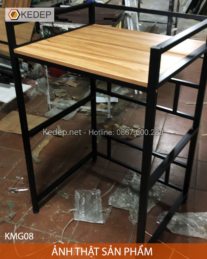 Hình ảnh thực tế giá để máy sấy quần áo KMG08 màu trắng