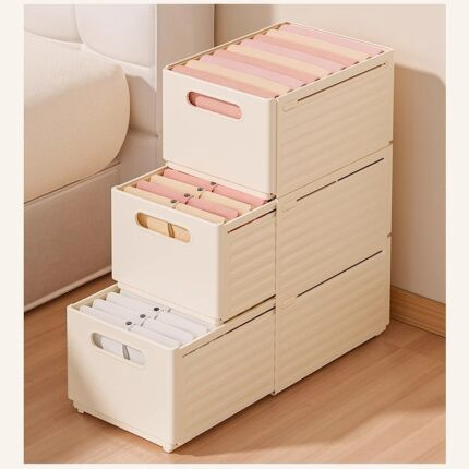 Hộp ngăn kéo đựng quần áo bằng nhựa tiện lợi SNK1880-6