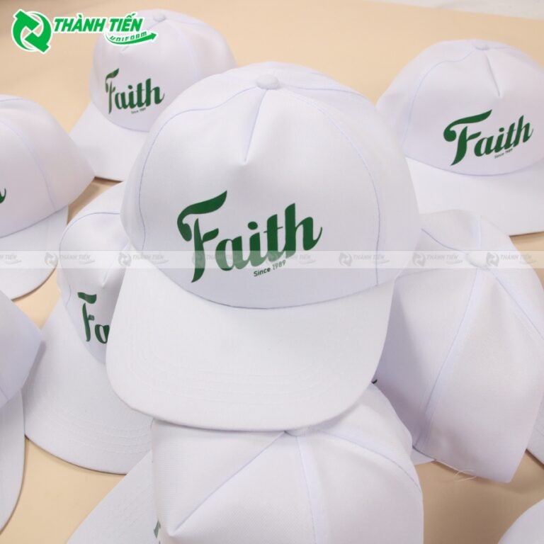 Nón đồng phục cho nhóm màu vàng tươi sáng, có thể in hoặc thêu logo, tăng cường nhận diện thương hiệu cho doanh nghiệp