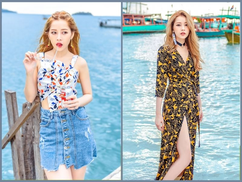 Quần áo đi chơi mùa hè nữ với gam màu tươi sáng như hồng pastel mang lại vẻ trẻ trung, mát mẻ