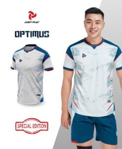 Bộ quần áo đá bóng nam Just Play Optimus màu xám xi măng hiện đại