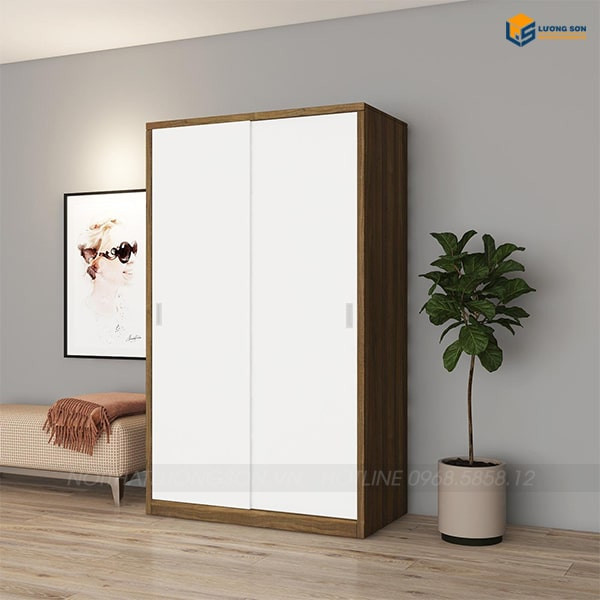 Kích thước tủ 1m2 rất phù hợp với phòng ngủ có diện tích vừa và nhỏ