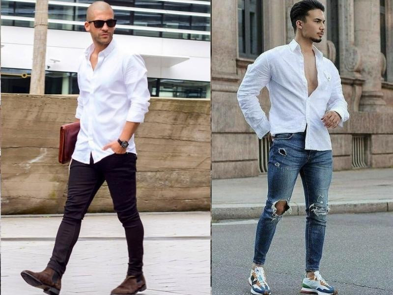 Lựa chọn Áo sơ mi thời thượng vừa vặn cơ thể