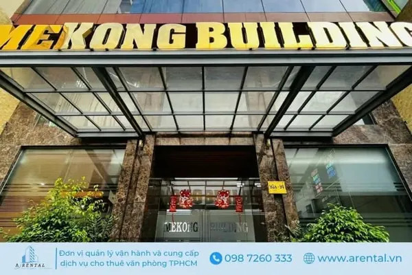 Mặt tiền tòa nhà Mekong Building, địa chỉ uy tín cho dịch vụ văn phòng ảo quận Tân Bình