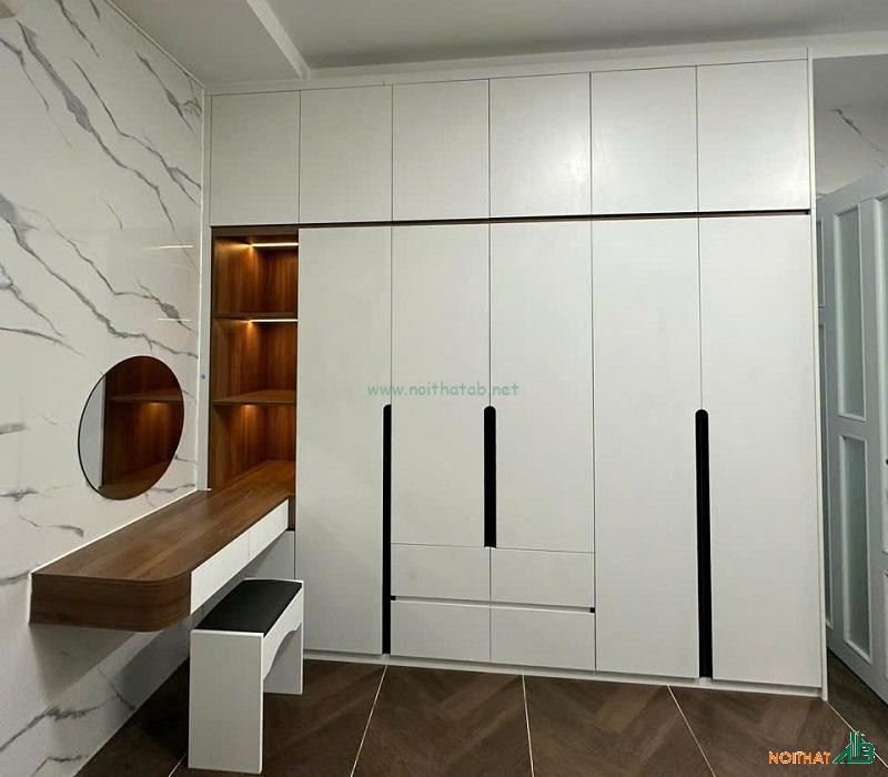 Mẫu tủ quần áo sang trọng hiện đại