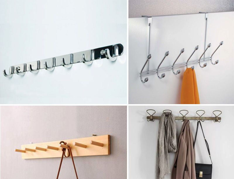 Móc treo quần áo inox 304 gắn tường đa năng cho phòng tắm hiện đại, bền đẹp, chống gỉ sét hiệu quả.