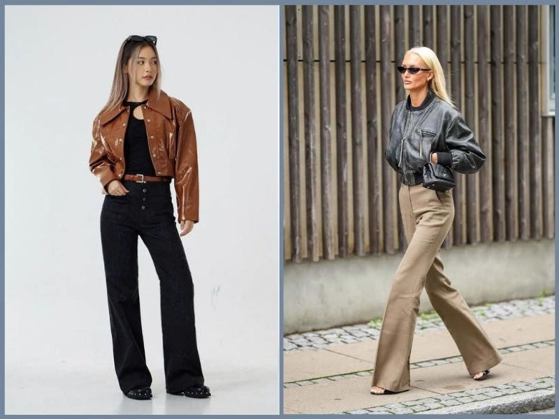 Những cô nàng có đùi và bắp chân to nên cân nhắc khi mặc quần ống loe