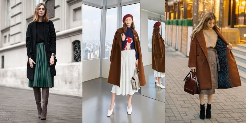 Phối cùng chân váy midi thanh lịch và cuốn hút