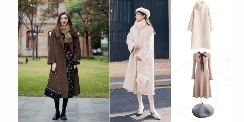 Phối cùng váy suông thoải mái
