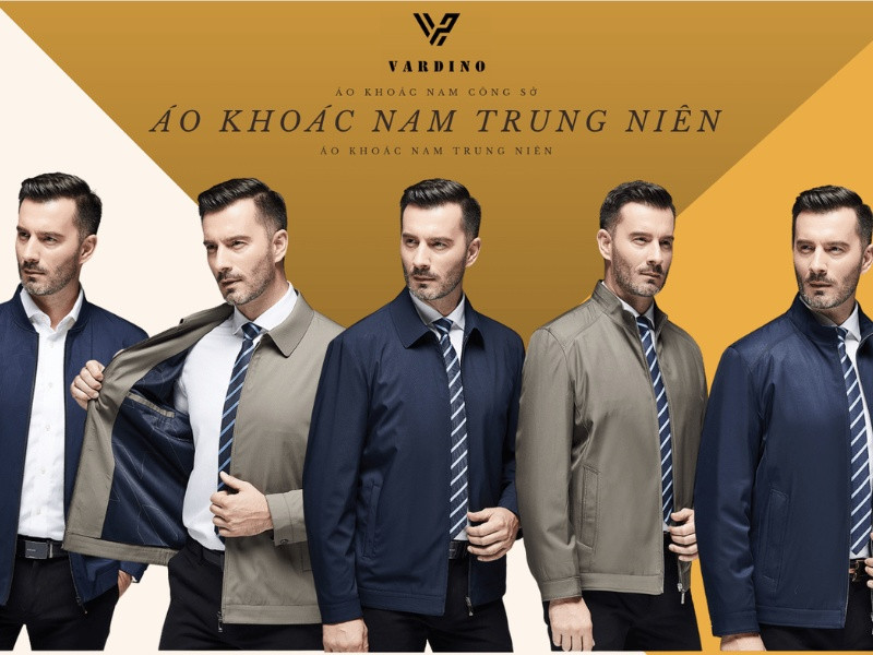 Sản phẩm thời trang nam trung niên đa dạng tại Vardino, từ áo sơ mi đến quần âu chất lượng.