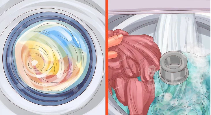Sau khi giặt bằng nước nóng và chất tẩy, cần sấy khô quần áo để đảm bảo loại bỏ hoàn toàn nấm mốc