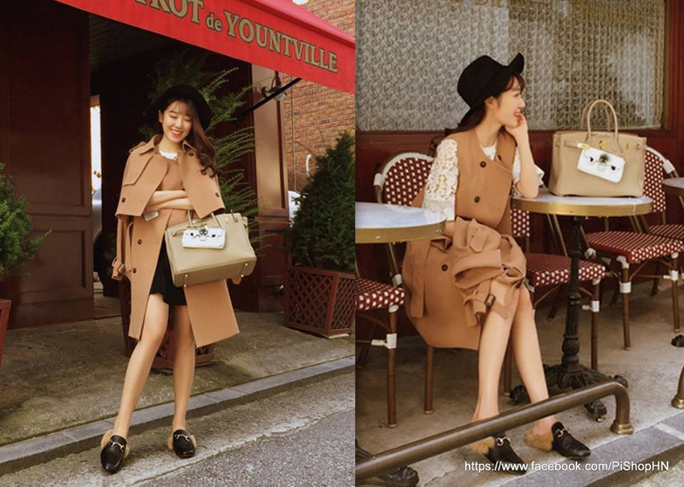 Set áo khoác cape điệu đà, sang trọng của Laura Boutique