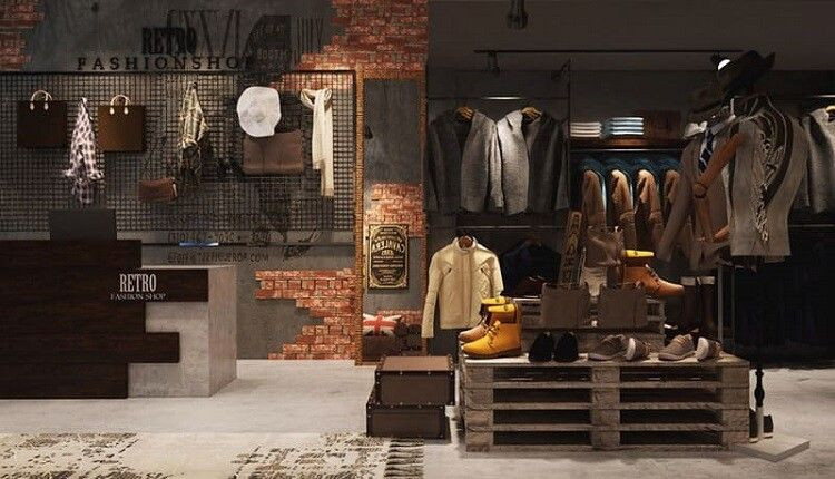 Shop đồ nam cao cấp phong cách công nghiệp