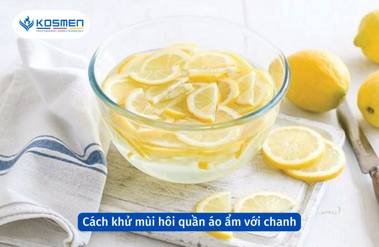 Sử dụng chanh tươi để loại bỏ mùi hôi ẩm mốc trên quần áo, mang lại hương thơm dễ chịu tự nhiên.