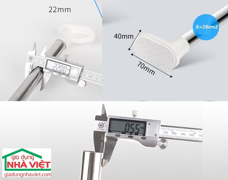 Thanh treo quần áo gắn tường có thể dùng làm thanh treo rèm cửa sổ tiện lợi