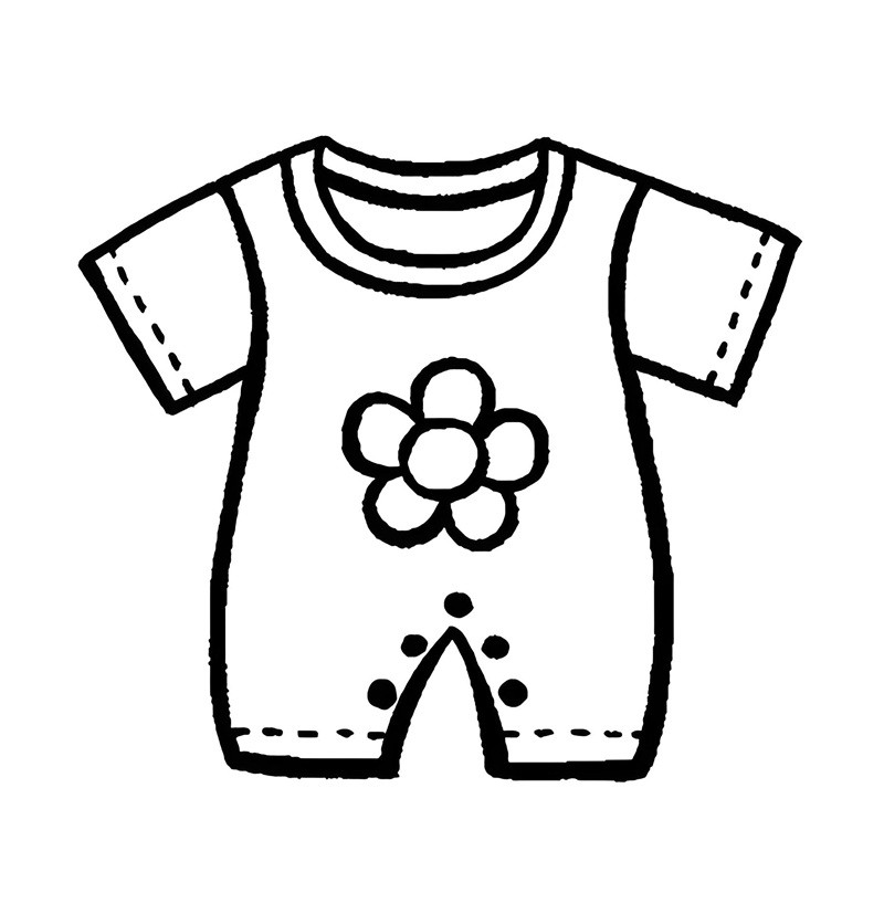 Tranh tô màu bé gái đáng yêu với chiếc váy xòe và tóc tết