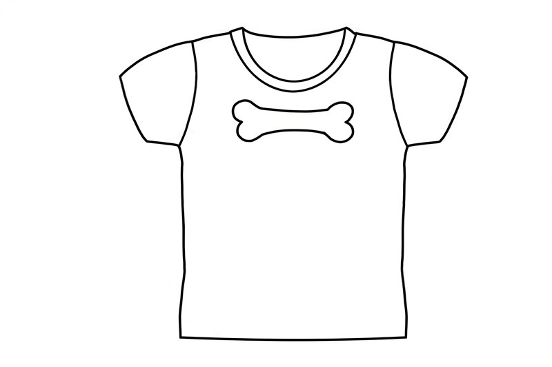 Tranh tô màu bé gái mặc đầm với phần váy xếp ly độc đáo