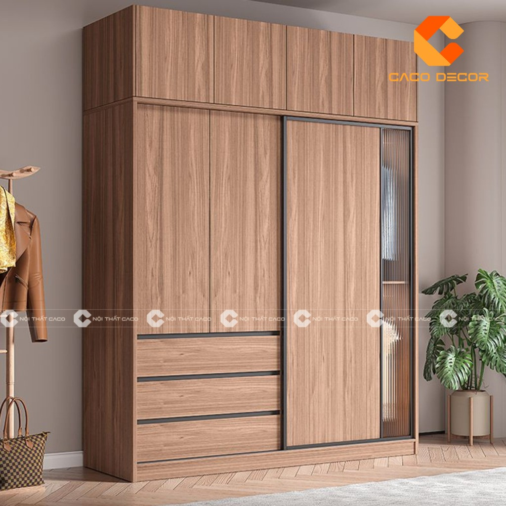 Tủ quần áo cửa lùa linh hoạt, cực kỳ tiện lợi