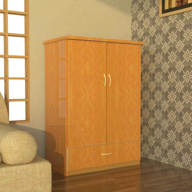 Tủ quần áo gỗ công nghiệp cánh lùa, màu vân gỗ tự nhiên, lựa chọn dưới 1 triệu bền đẹp