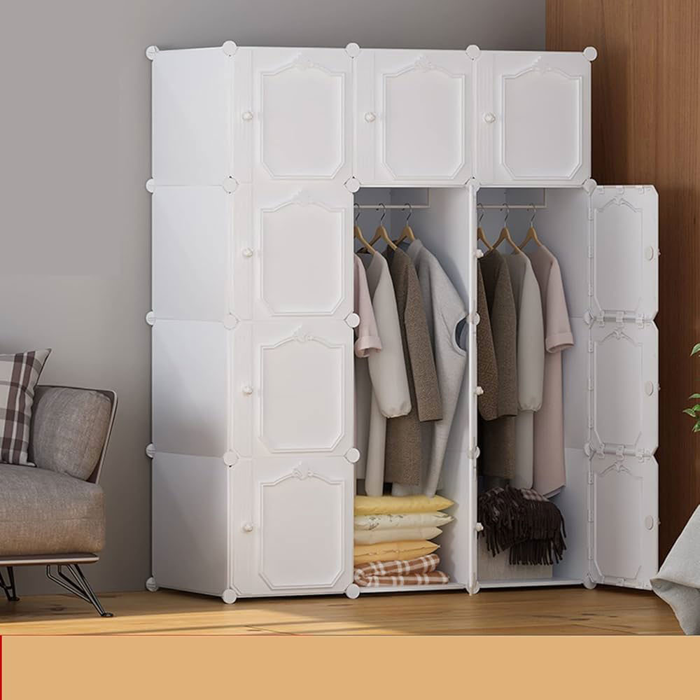 Tủ quần áo nhựa nhiều ngăn kéo màu trắng, giải pháp lưu trữ tiết kiệm dưới 1 triệu