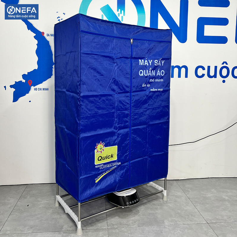 Tủ sấy Nefa đa năng, vừa sấy quần áo vừa dùng làm máy sưởi ấm hoặc tủ treo đồ