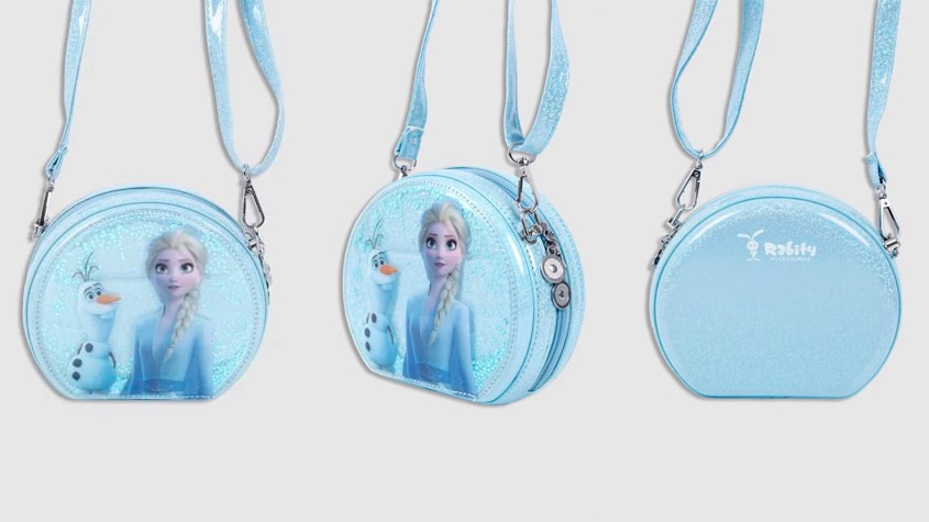 Túi xách Rabity hình Elsa cho bé gái, chất liệu nhựa PU cao cấp, bền đẹp