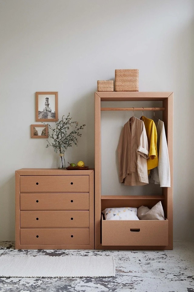 Vị trí đặt tủ quần áo carton cần đảm bảo khô ráo, tránh xa nguồn nhiệt hoặc độ ẩm cao